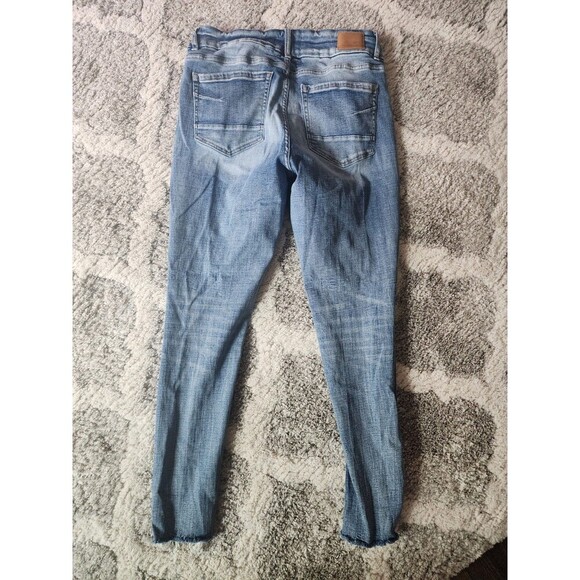 BKE Jeans 31x27 Denim Mid Rise Payton Denim Dark Wash Ankle Skinny Universal Fit - Picture 6 of 8